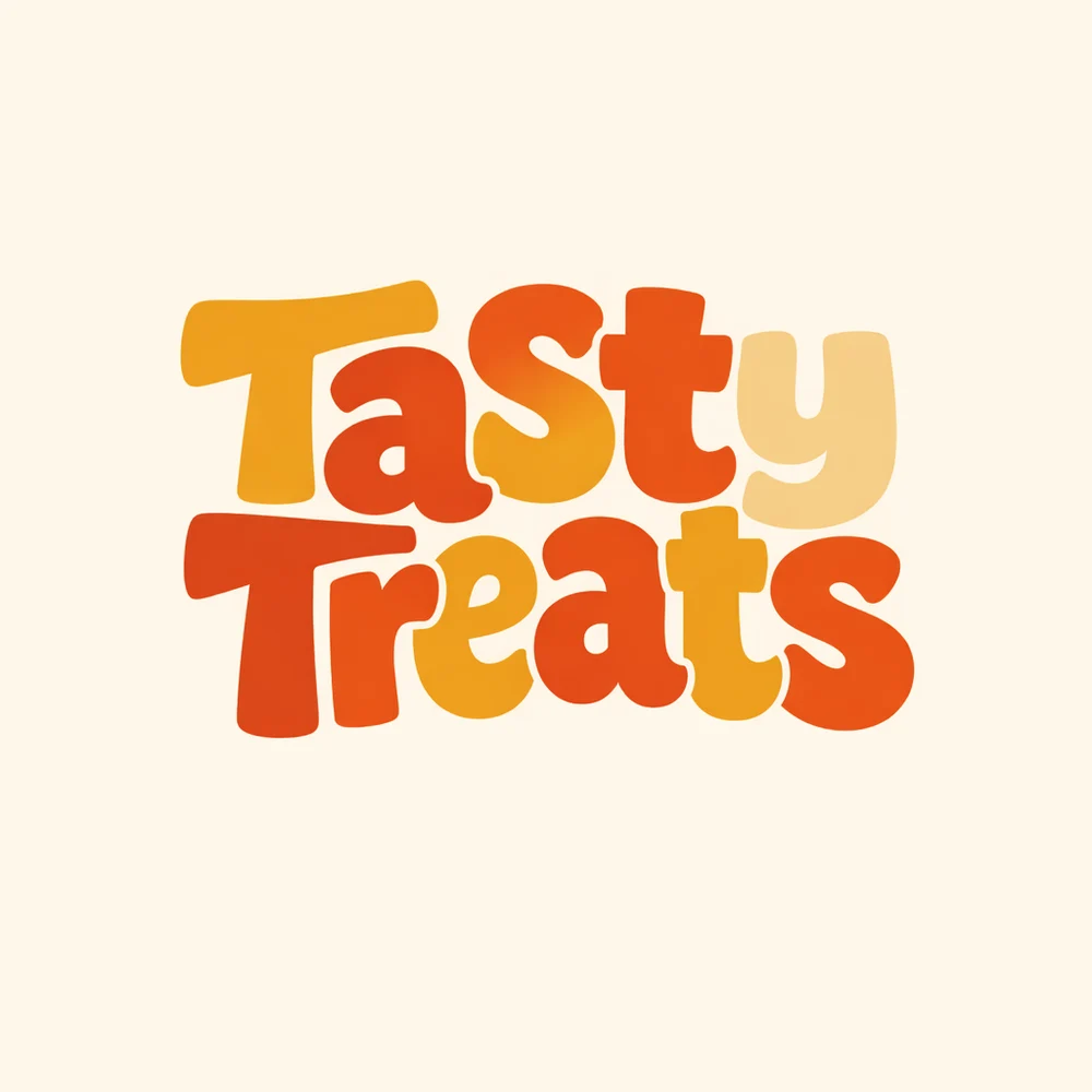 Яркая типографика Tasty Treats